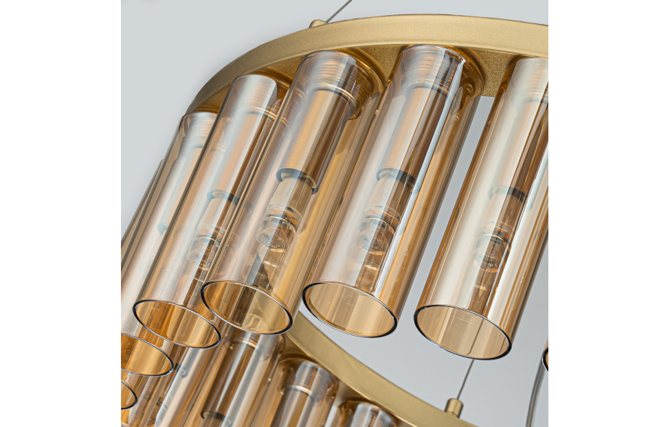 Люстры - изображение №5 "Подвесная люстра Slang (золото) D490*H160/1360 25*G9LED*2W"  на www.Angstrem-mebel.ru