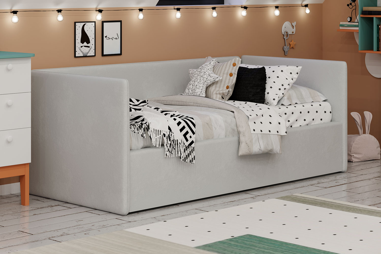 Детские кровати - изображение №3 "Кровать Кеноша 90 х 190 с выдвижным ящиком"  на www.Angstrem-mebel.ru