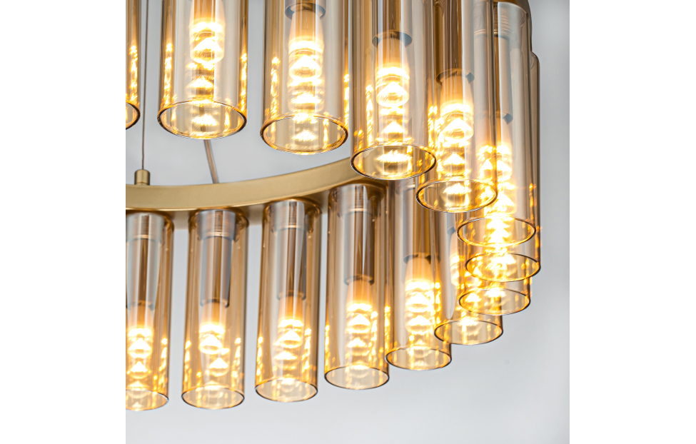 Люстры - изображение №4 "Подвесная люстра Slang (золото) D490*H160/1360 25*G9LED*2W"  на www.Angstrem-mebel.ru