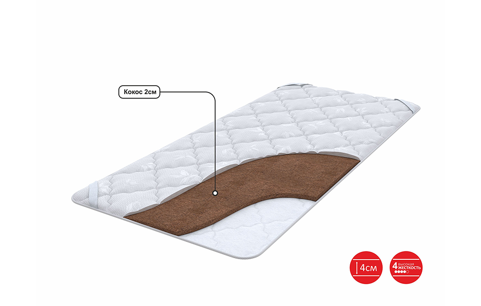Чехлы - изображение №4 "Наматрасник Eco Hard (160 х 190 см)"  на www.Angstrem-mebel.ru