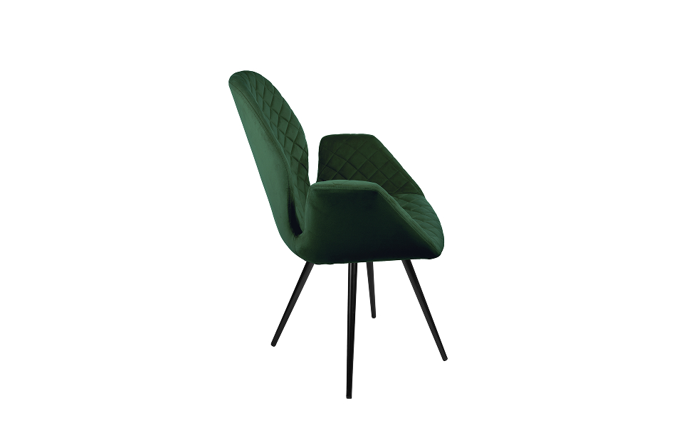 Кухонные стулья - изображение №6 "Стул-кресло Сохо поворотный зеленый / опоры черные"  на www.Angstrem-mebel.ru