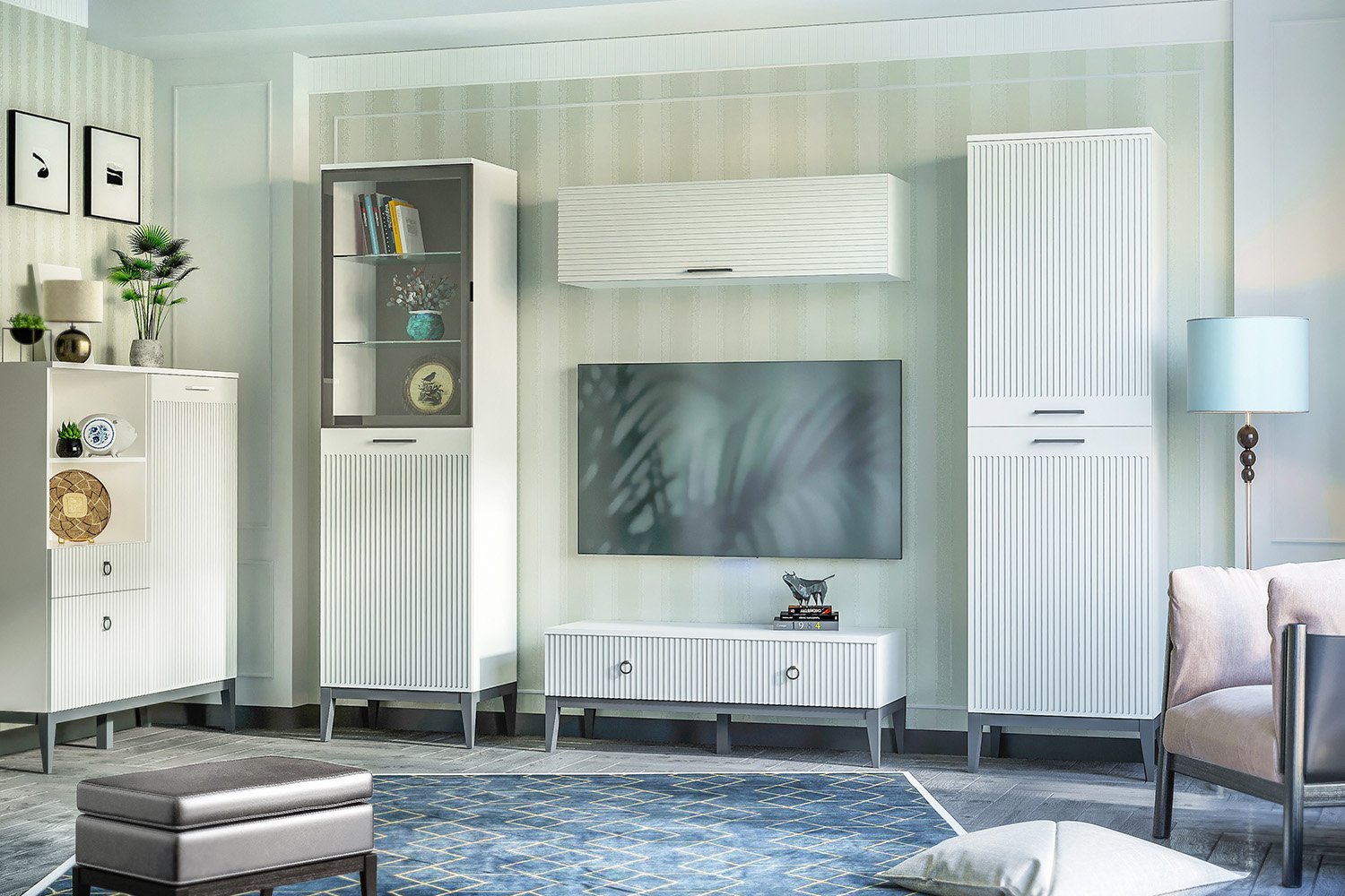 Навесные шкафчики - изображение №4 "Настенный шкаф Хилтон"  на www.Angstrem-mebel.ru