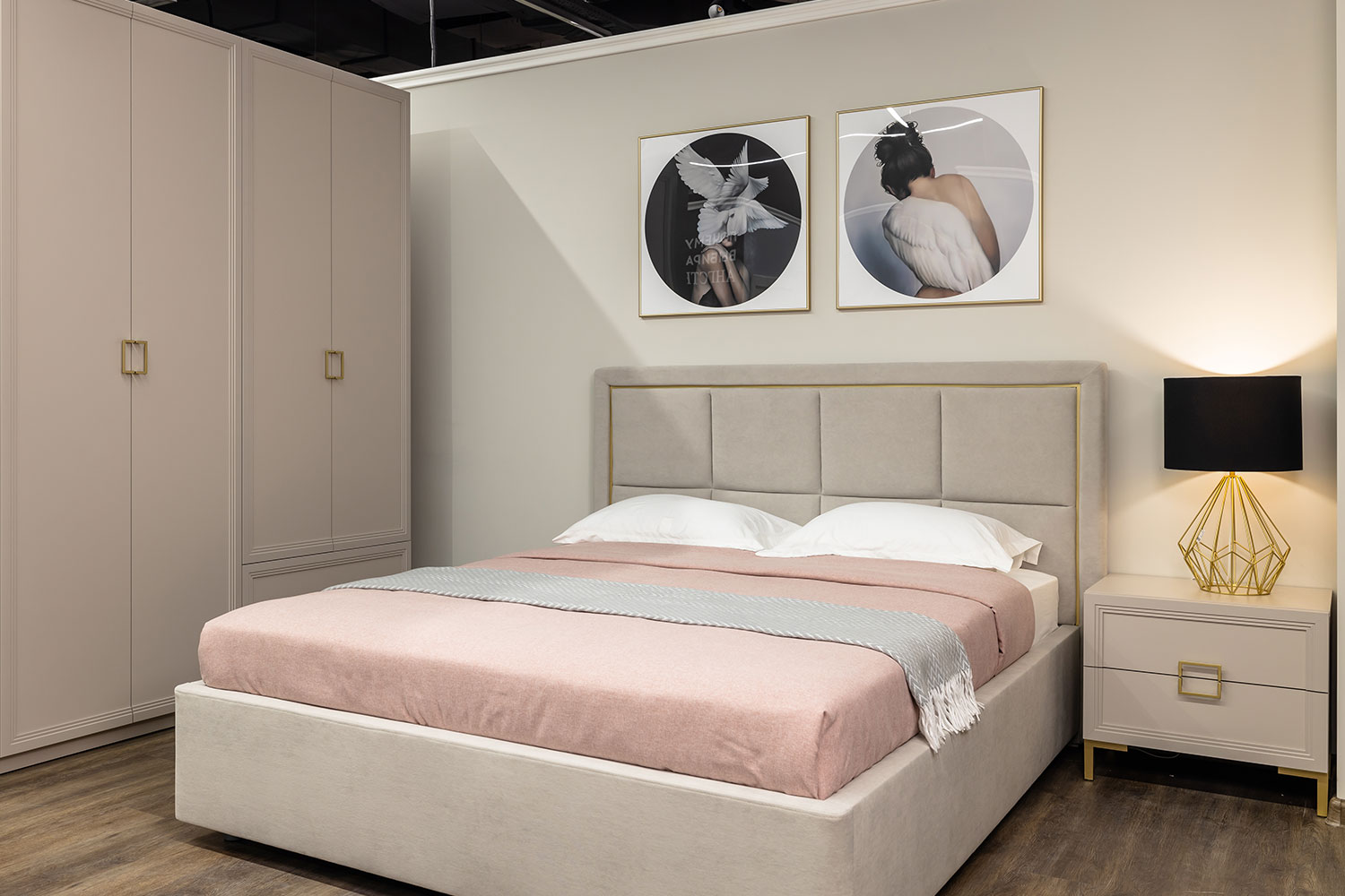 Шкафы платяные - изображение №6 "Шкаф Дольче со штангой и полкой"  на www.Angstrem-mebel.ru