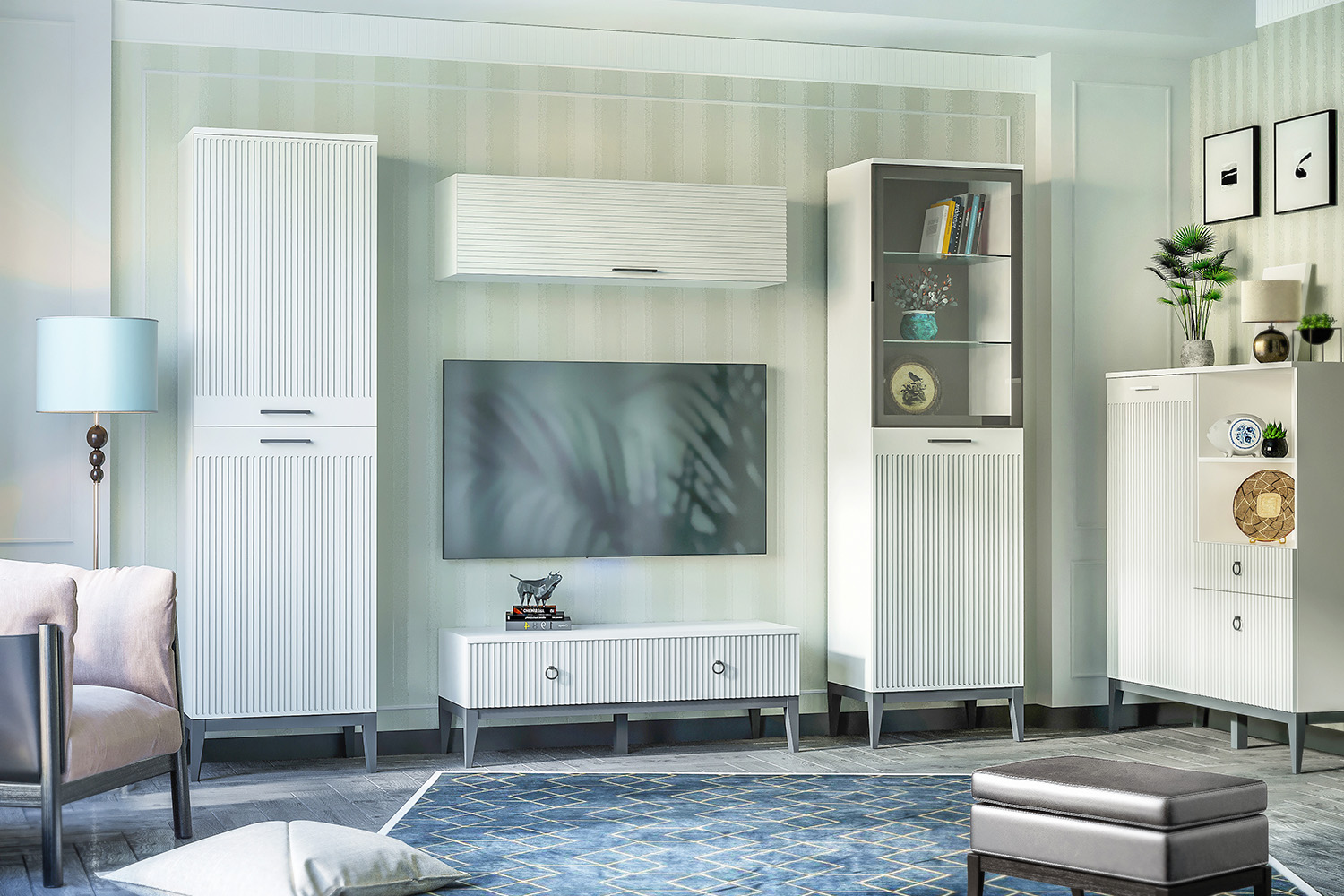 Шкафы-пеналы - изображение №4 "Шкаф Хилтон"  на www.Angstrem-mebel.ru