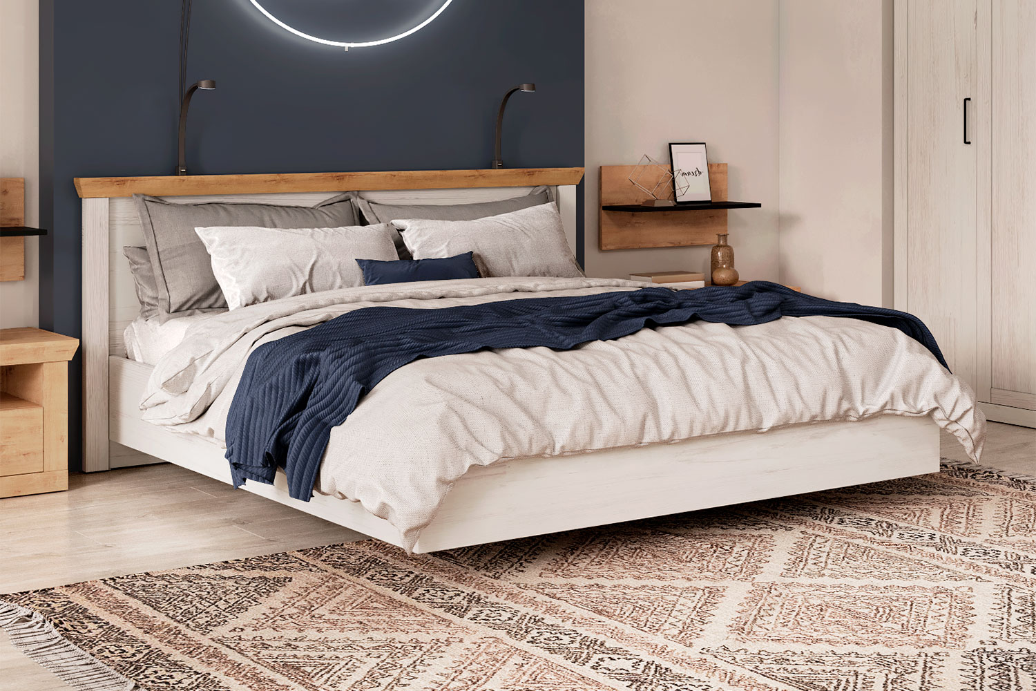 Двуспальные кровати - изображение №6 "Кровать Магнум 160 х 200"  на www.Angstrem-mebel.ru