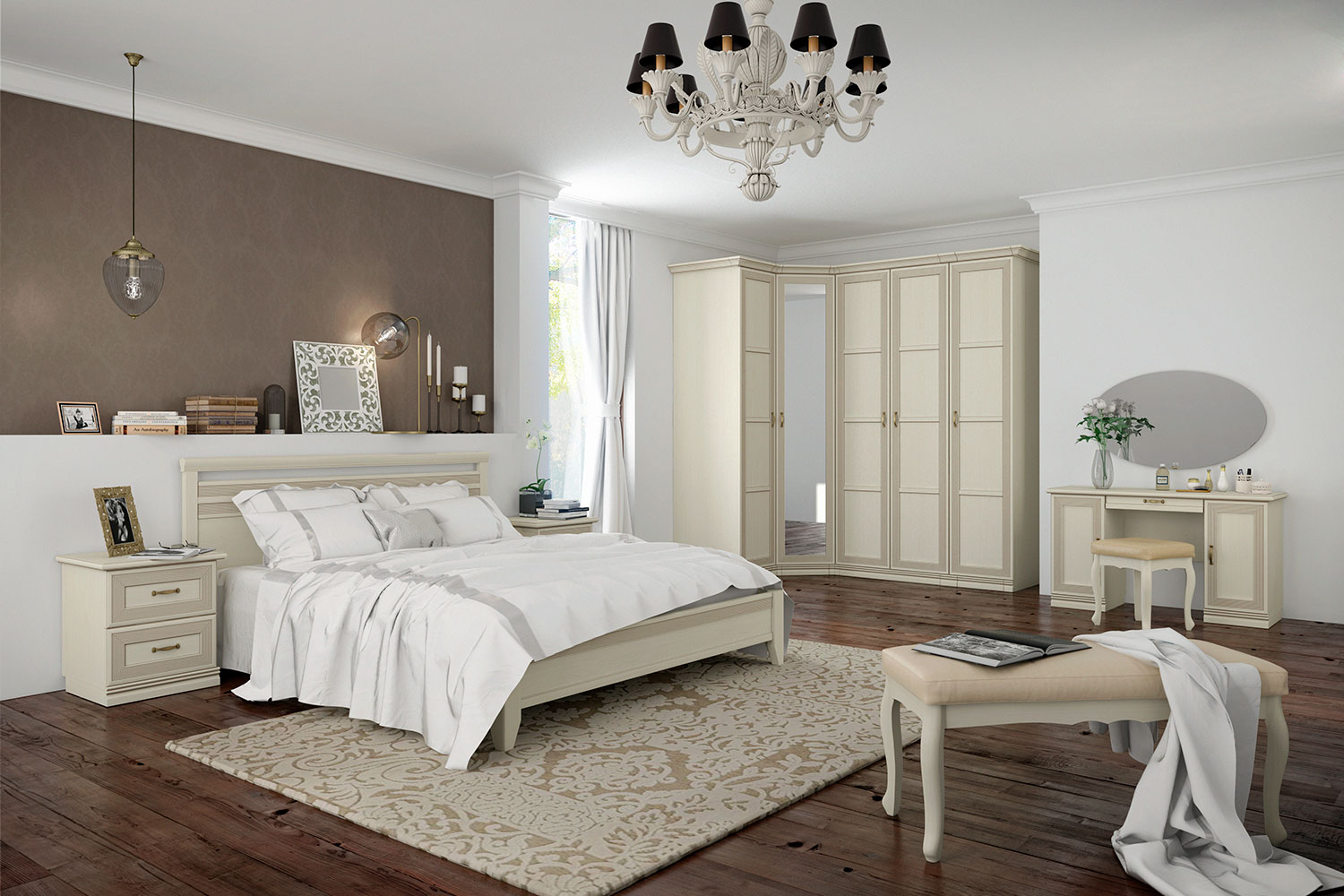 Двуспальные кровати - изображение №4 "Кровать Адажио 180 х 200"  на www.Angstrem-mebel.ru