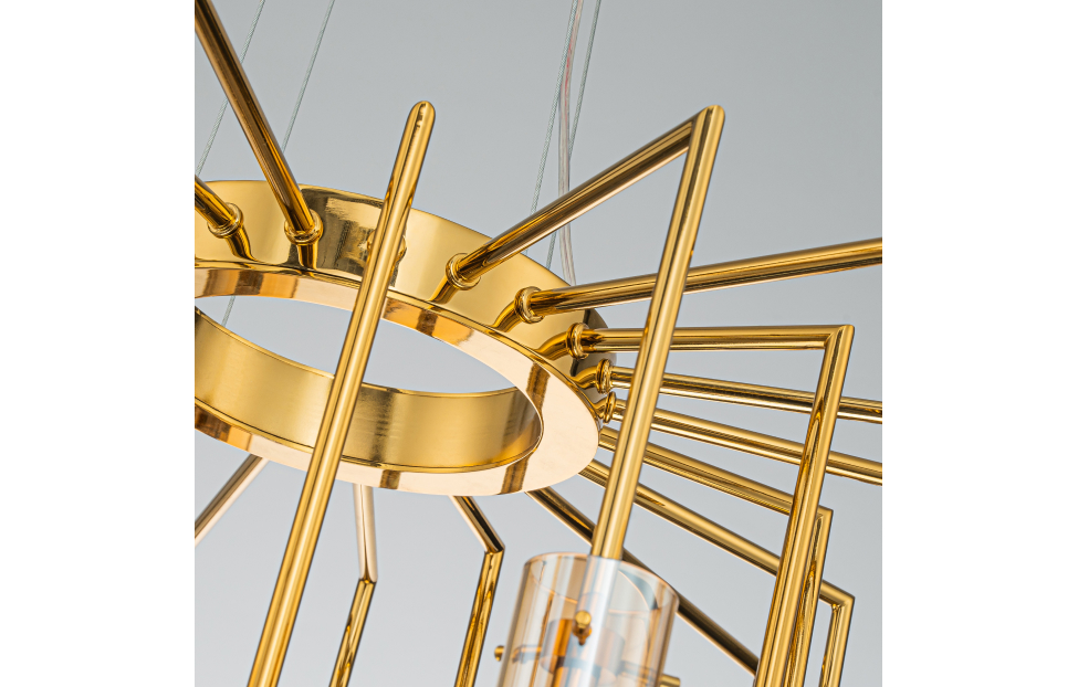 Люстры - изображение №5 "Подвесная люстра Orgel (золото) D645*H445/1645 21*G9*25W"  на www.Angstrem-mebel.ru