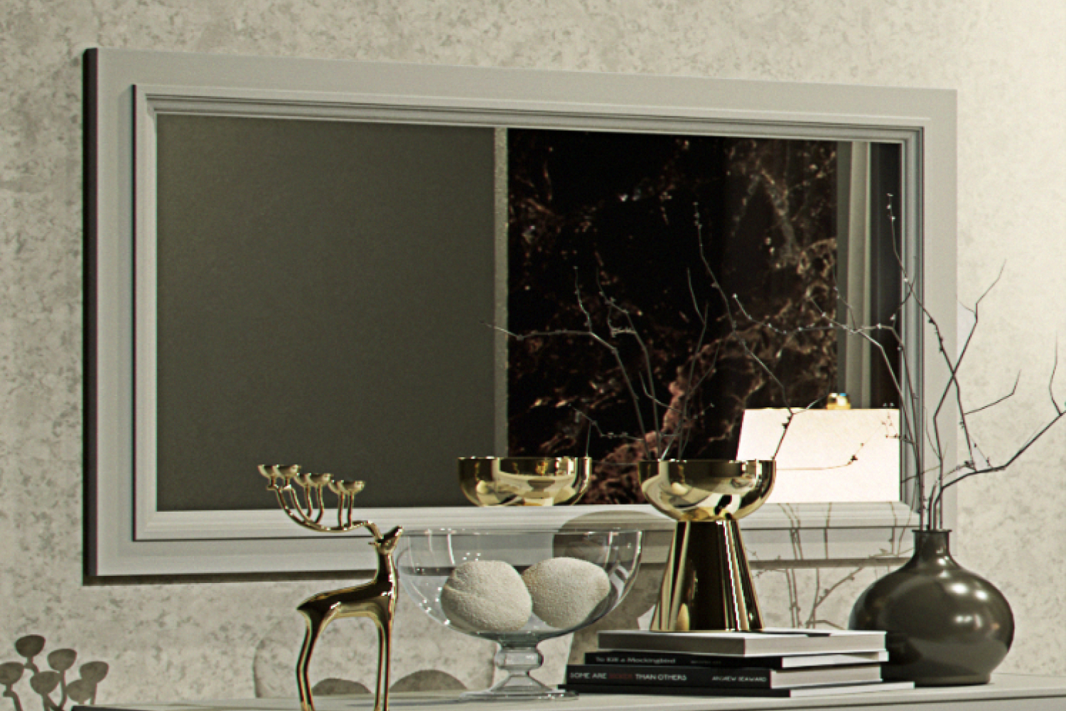 Зеркала - изображение №3 "Зеркало настенное Орландо"  на www.Angstrem-mebel.ru