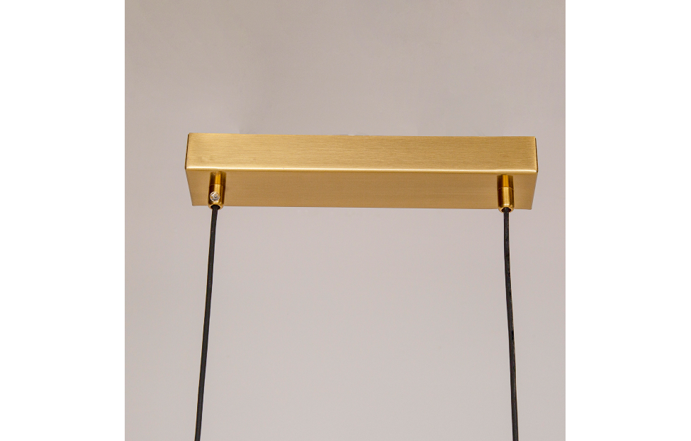 Люстры - изображение №5 "Подвесная люстра Raya (золото) L900*W45*H150/1650 LED*36W"  на www.Angstrem-mebel.ru