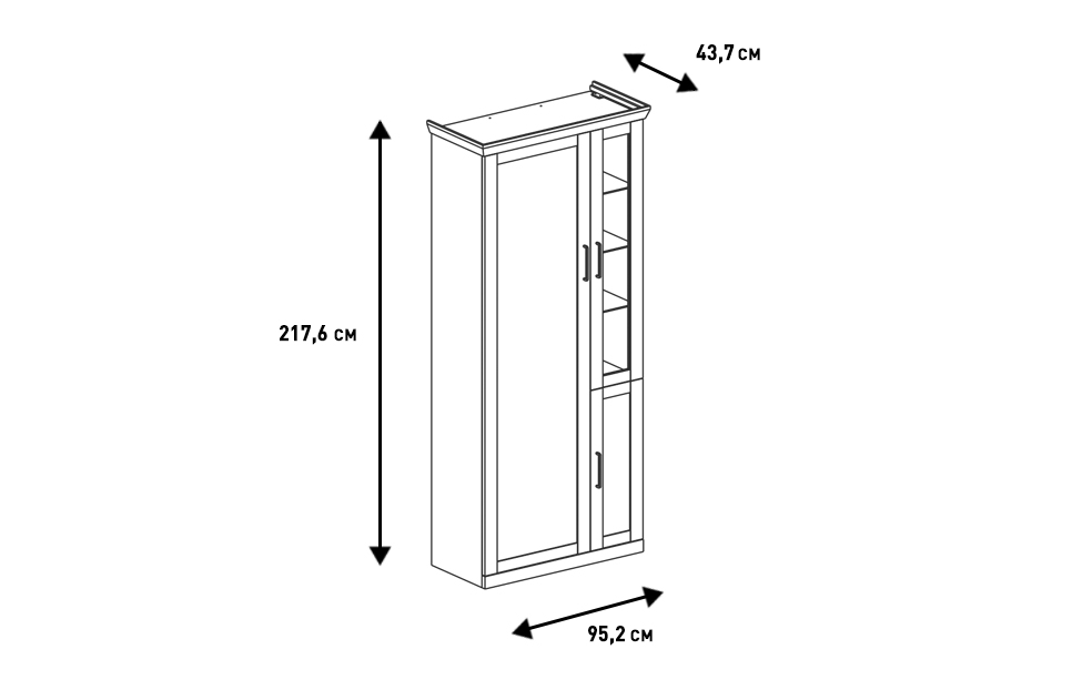 Распашные шкафы - изображение №6 "Шкаф Магнум"  на www.Angstrem-mebel.ru