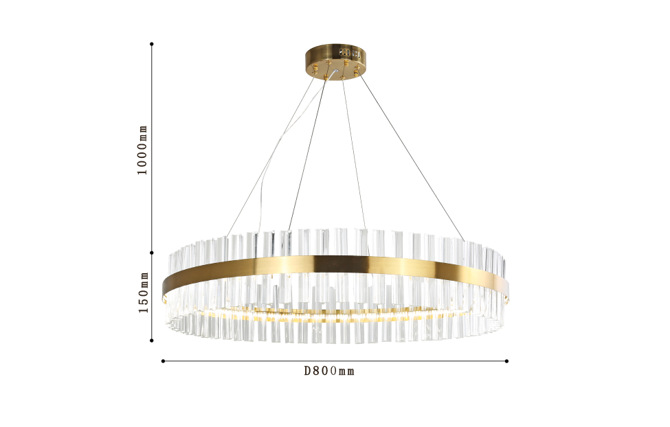 Люстры - изображение №3 "Подвесная люстра Placerat D800*H150/1150 LED*50W"  на www.Angstrem-mebel.ru